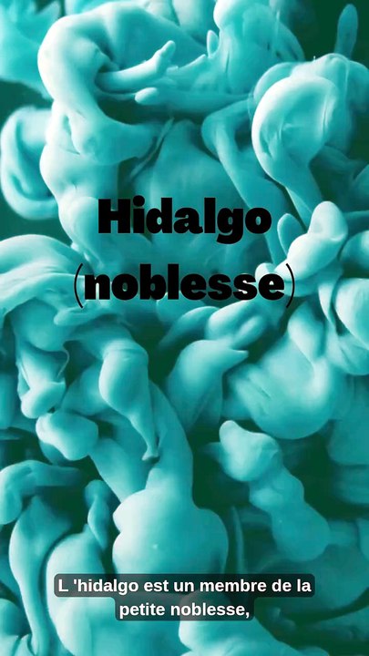 Hidalgo (noblesse)
