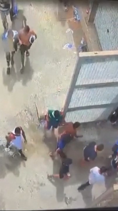 Cámara de seguridad capta a los migrantes regresando a Marruecos