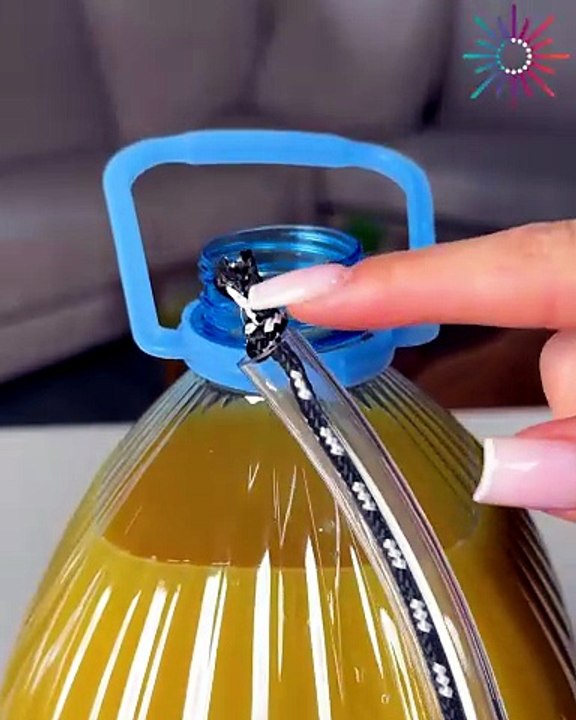Quick juice transfer trick 🍊