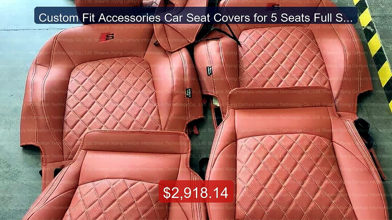 Custom Fit Accessories Car Seat Covers for 5 Seats Full Set Qu... -- Hot Deal 2026 | Limited Offer!