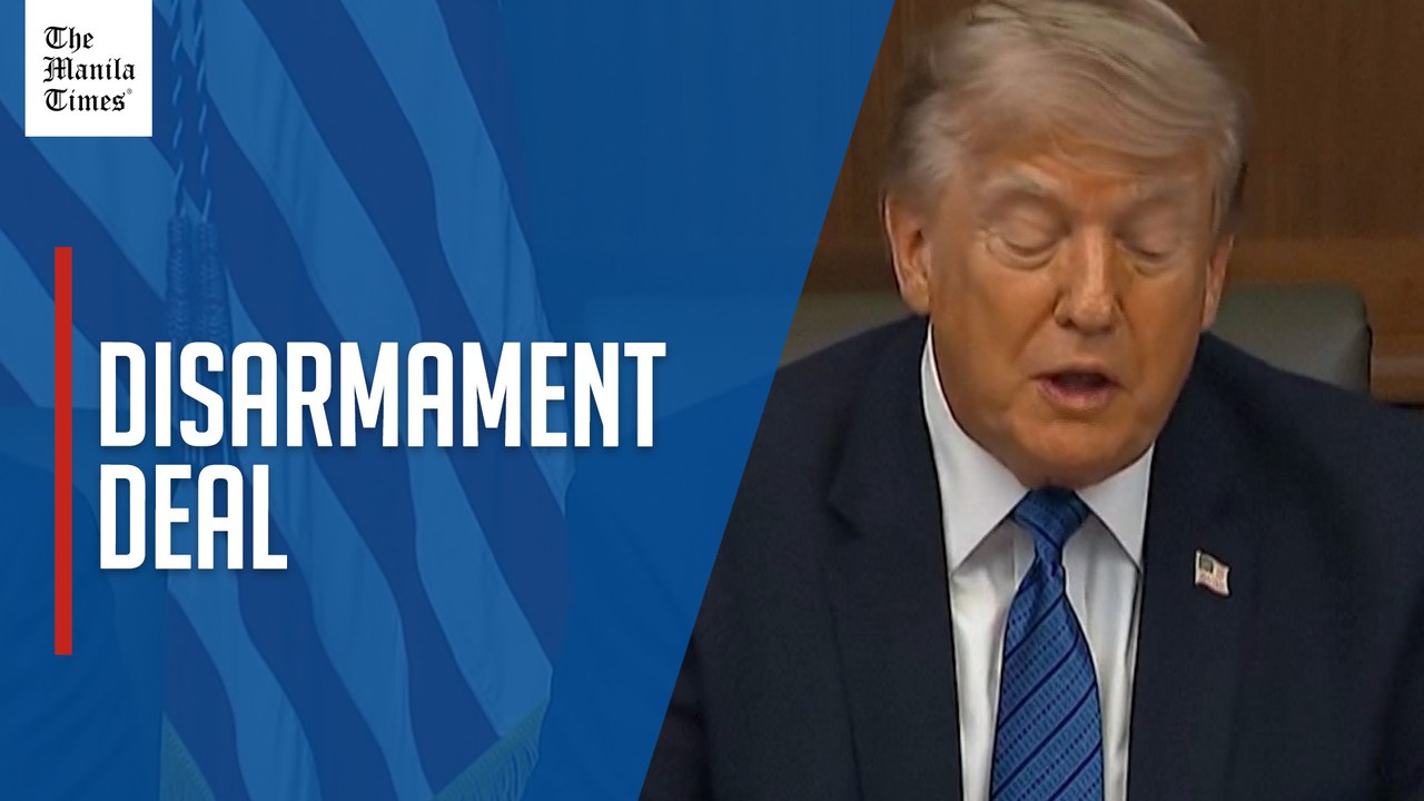 Trump says Israel 'very happy' about Hamas disarmament deal