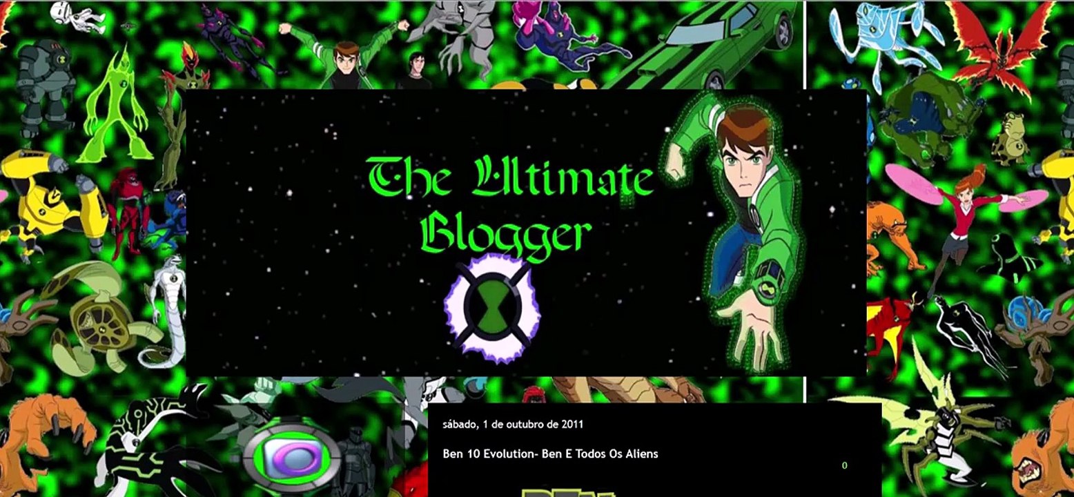 196- Ben 10 Evolution  Ben E Todos Os Aliens  196ª Post