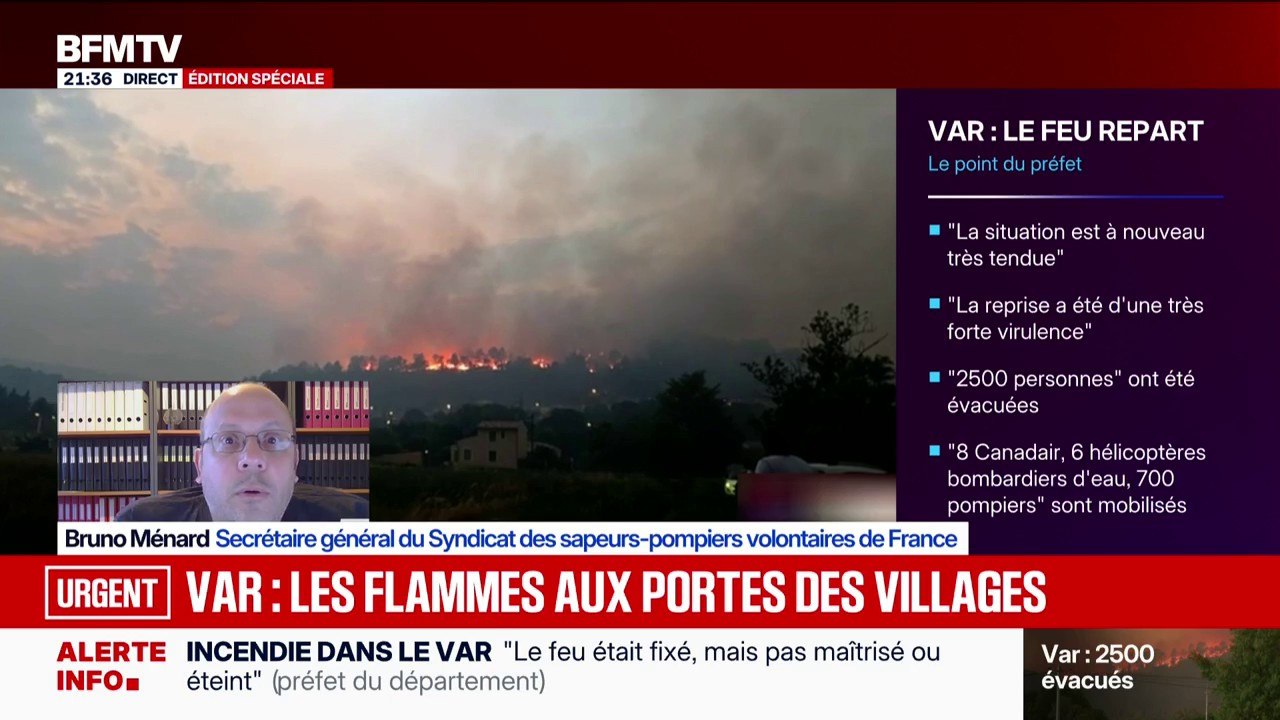 Incendie dans le Var: "La reprise de feu est su...