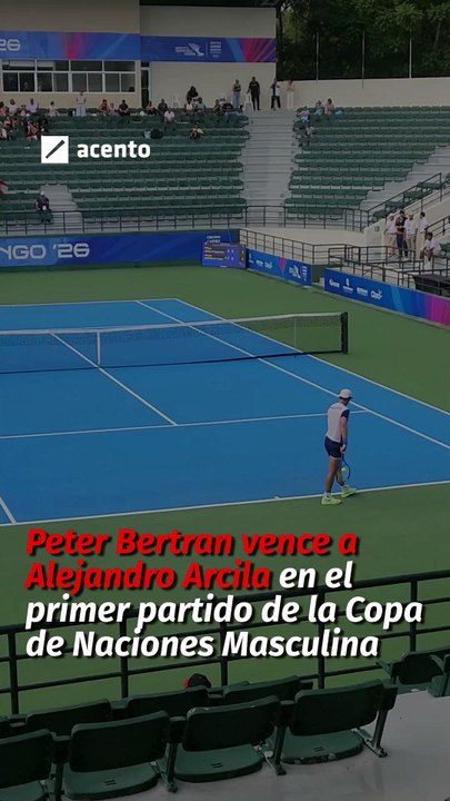 Peter Bertran vence a Alejandro Arcila en el primer partido de la Copa de Naciones Masculina