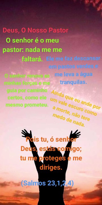 Deus, O Nosso Pastor O Senhor é o meu pastor: n...