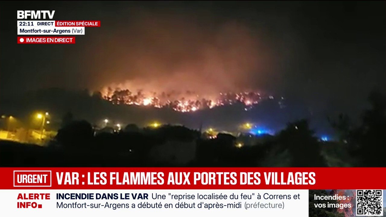 Incendie dans le Var: "Le feu progresse", obser...