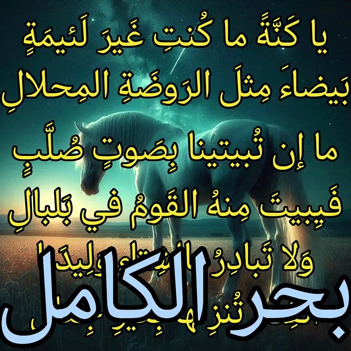 يا كنة ما كنت غير لئيمة ،  ابن المضلّل