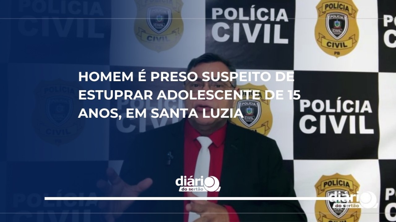 Homem é preso suspeito de estuprar adolescente de 15 anos, em Santa Luzia