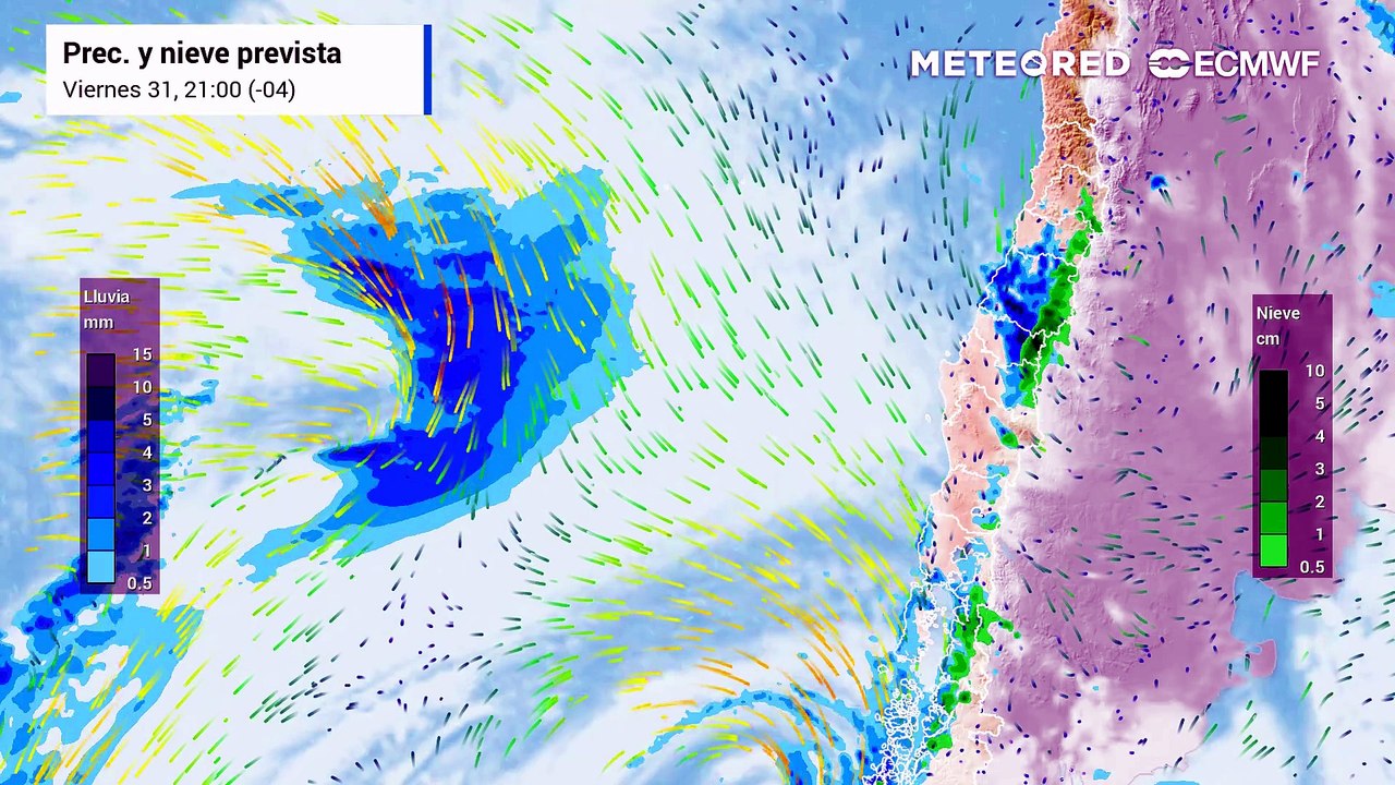 Nuevo sistema frontal dejará lluvias intensas y fuertes vientos este fin de semana