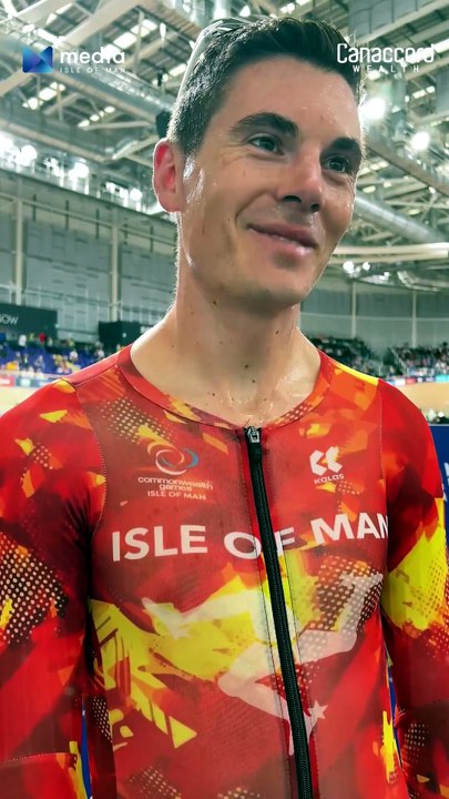Isle of Man's Ben Swift after finishing ninth in the men's Commonwealth Games elimination race