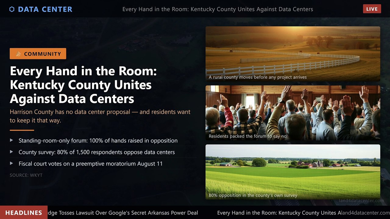 A Data Center Meeting Just Ended in Arrests — America's Backlash Boils Over