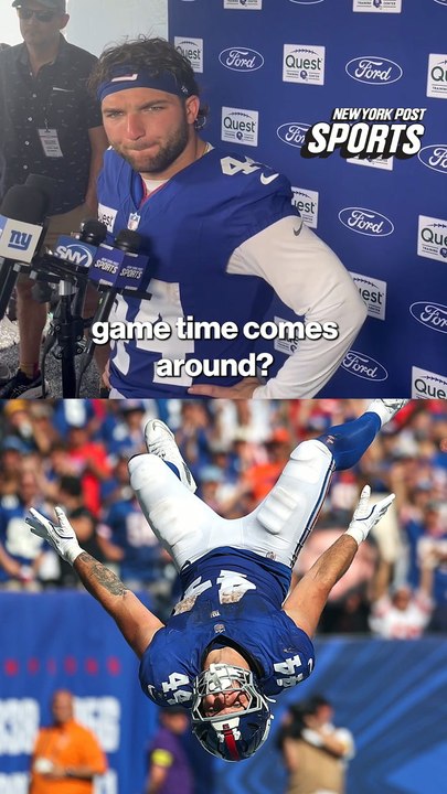 Giants' Cam Skattebo addresses back flip backlash