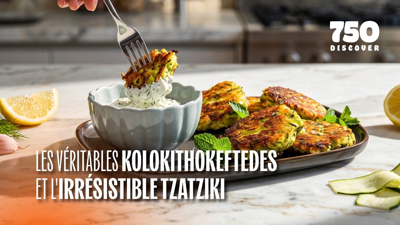 Les véritables galettes de courgette grecques, et l'iconique tzatziki | 750g