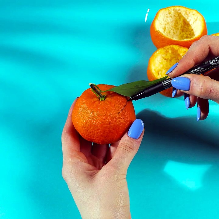 Teapot made of an orange! 🍊😲