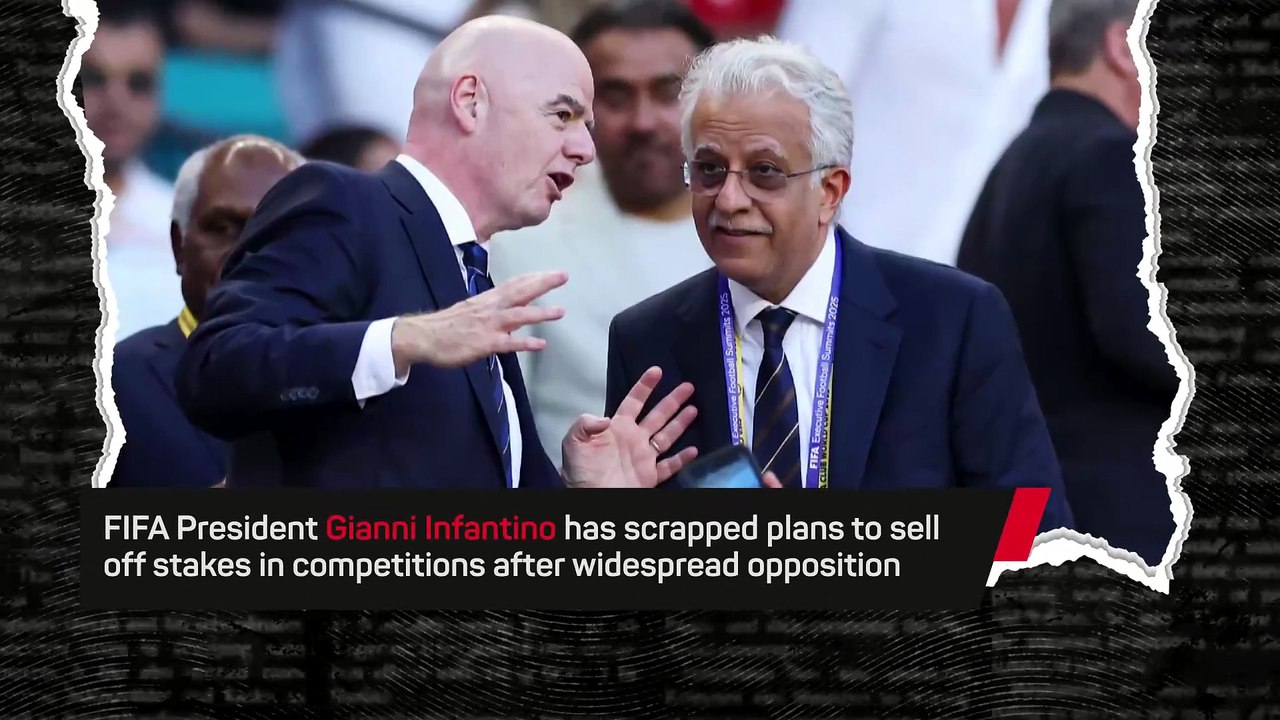 FIFA end plans to sell stakes in competition