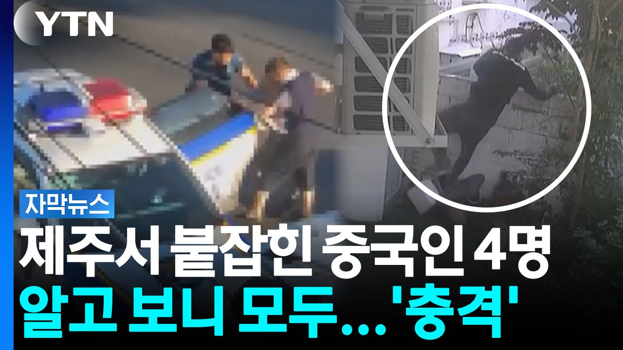 차 버리고 '우르르' 줄행랑...정체 알고 보니 [자막뉴스] / YTN