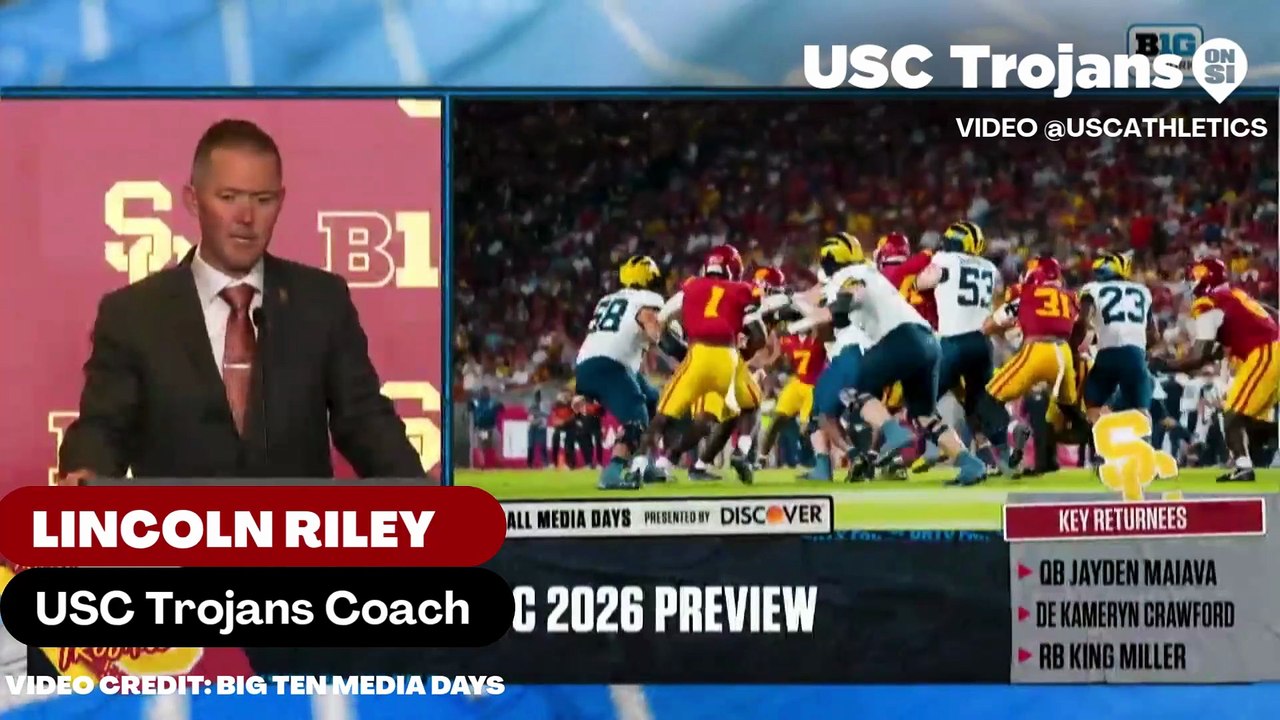 USC Trojans discuss the players the brought to Big Ten Media Days