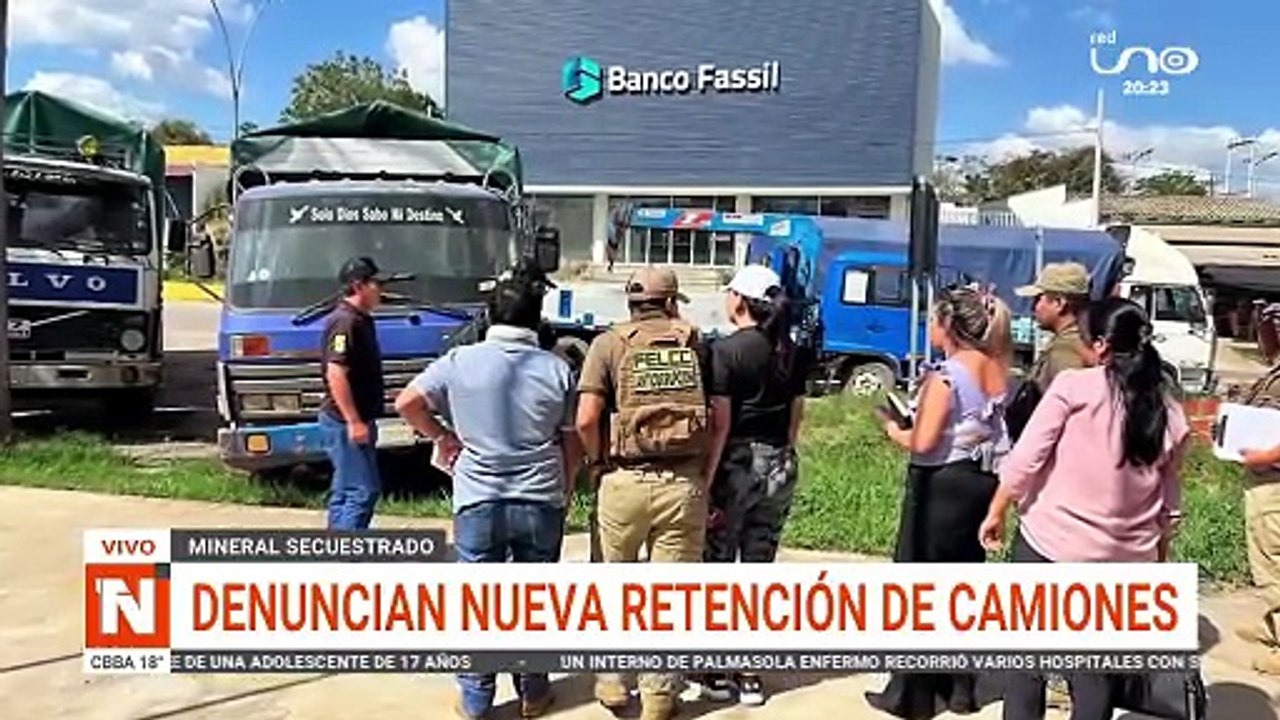 DENUNCIAN NUEVA RETENCIÓN DE CAMIONES