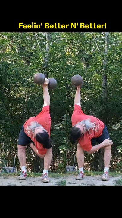 Bent Press Practice w/Brutus
