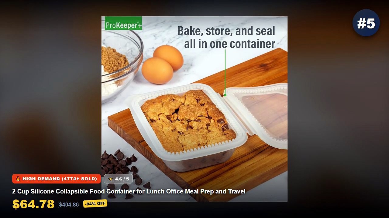 Amazing Collapsible Silicone Food Containers For Meal Prep You Need To See