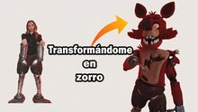 ¡Así me pongo el cosplay de Foxy de la película de Five Nights at Freddy's!