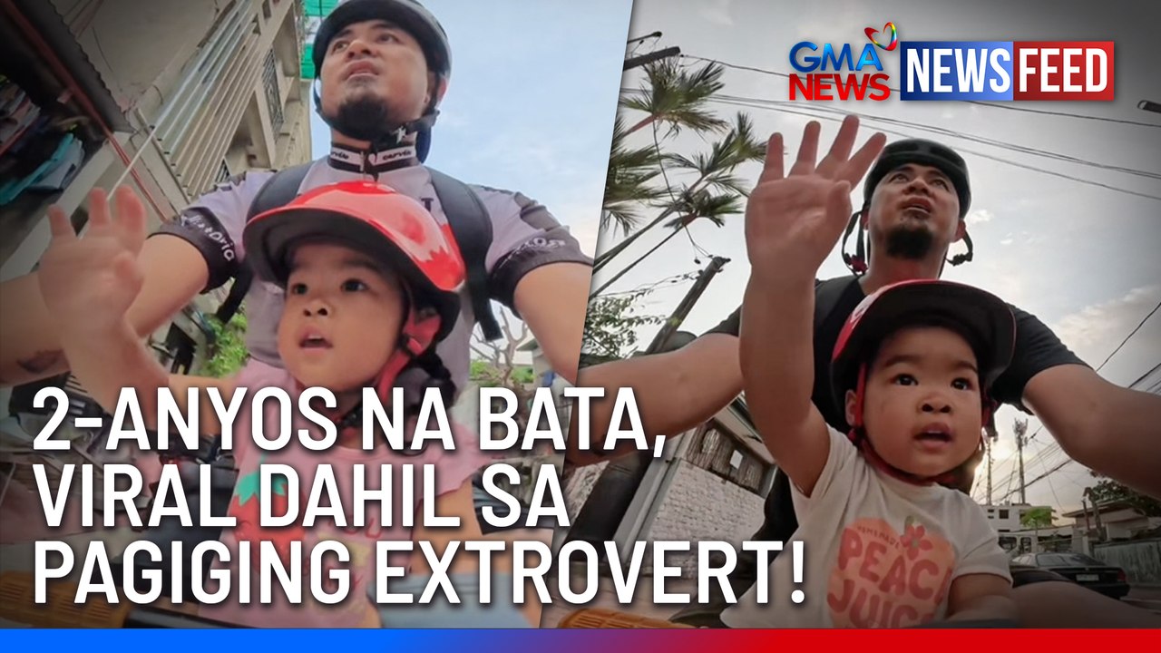 2-anyos na bata, viral dahil sa pagiging extrovert! | GMA News Feed