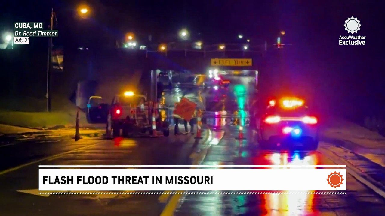 Flash flood threat emerges in Missouri after severe storms