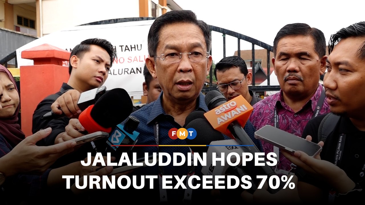 Jalaluddin hopes Negeri Sembilan election turnout exceeds 70%