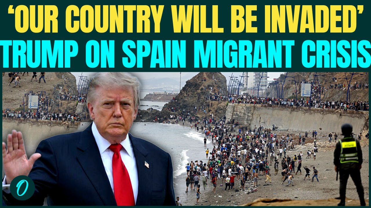 Trump's FIRST REACTION to Spain's Migrant Crisis; Warns U.S. 'Would Be Invaded' If He Weren't Prez