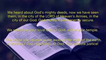 The Office of Compline (Night Prayers), Sunday August 9, 2026