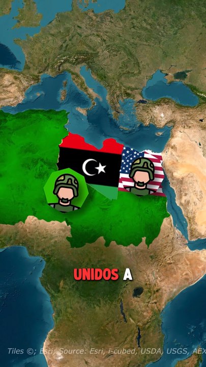 ¿Qué pasaría si Egipto y Estados Unidos intercambiaran lugares?