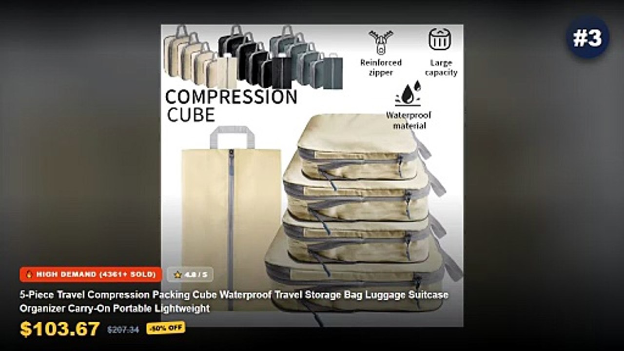 Ultimate Guide to the Best Compression Packing Cubes For Carry-On Travel