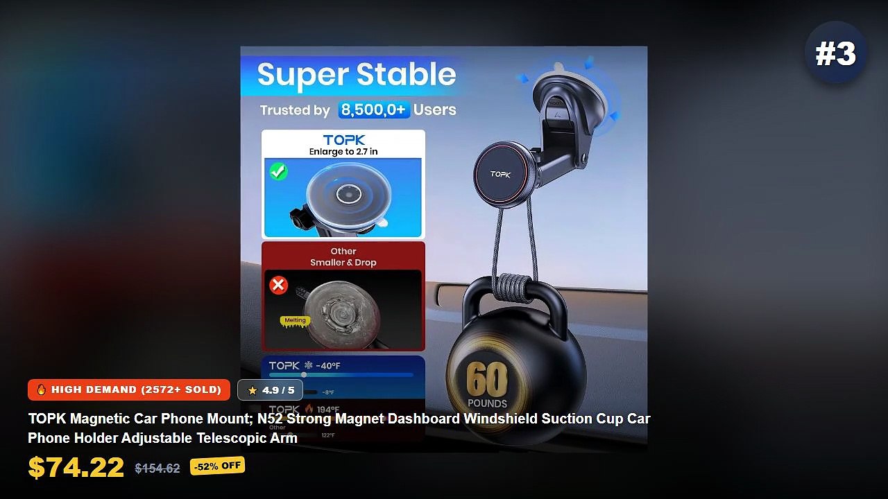 Don't Buy Magnetic Phone Mounts For Car Dashboards Before Watching This!