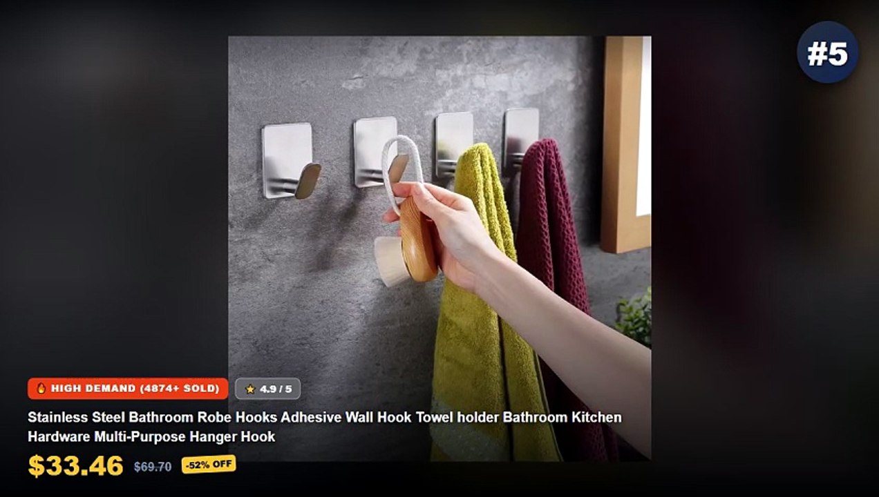 Why Everyone Is Buying Adhesive Wall Hooks For Renters Without Drilling