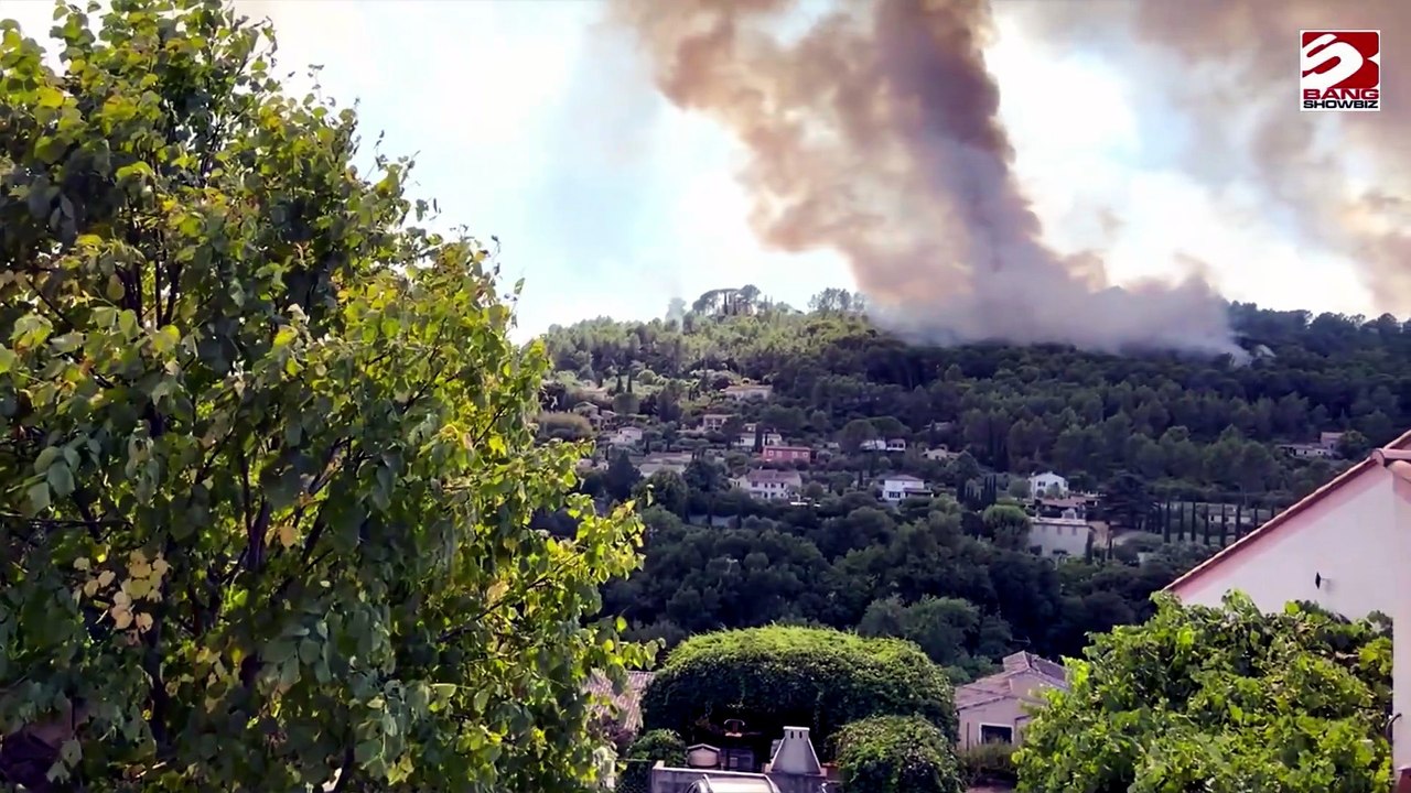 Angelina Jolie and Brad Pitt’s former Château Miraval estate has come under threat from wildfires sweeping southern France