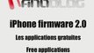 iPhone Firmware 2.0 : les applications gratuites
