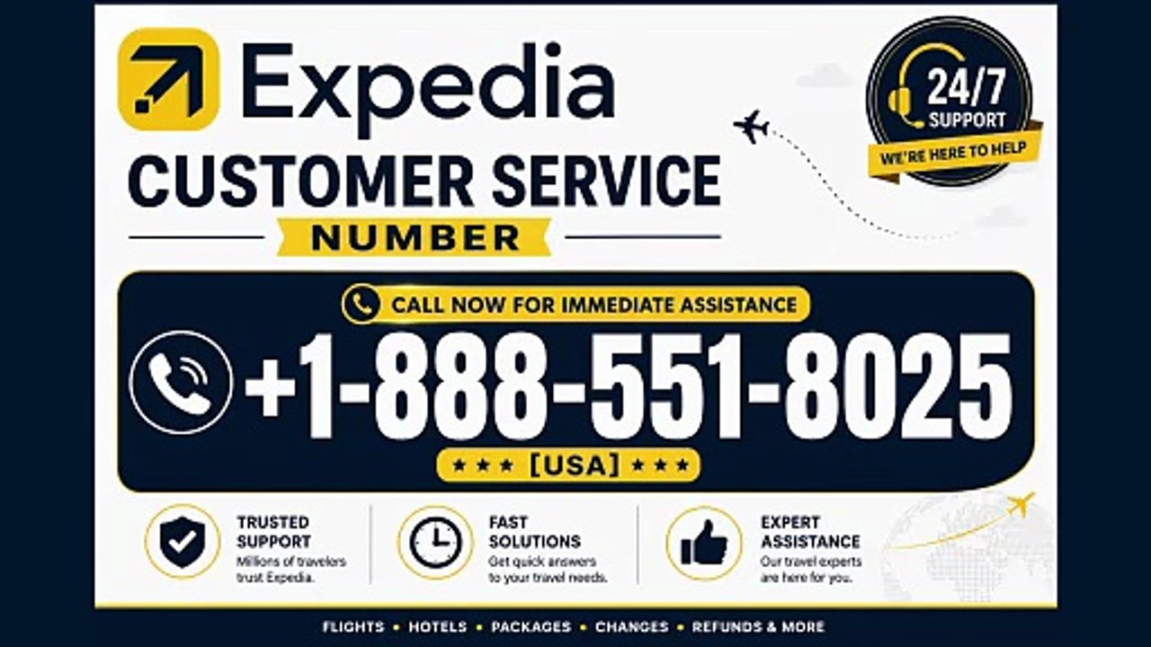 +1-888-551-8025 Expedia™ Customer Service Official Guide - Step-by-Step Help & Support Expedia™