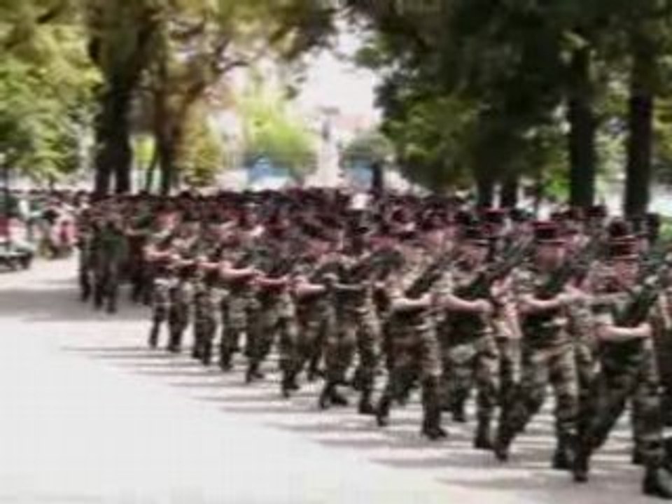 Défilé des Diables rouges le 11 juillet 2008