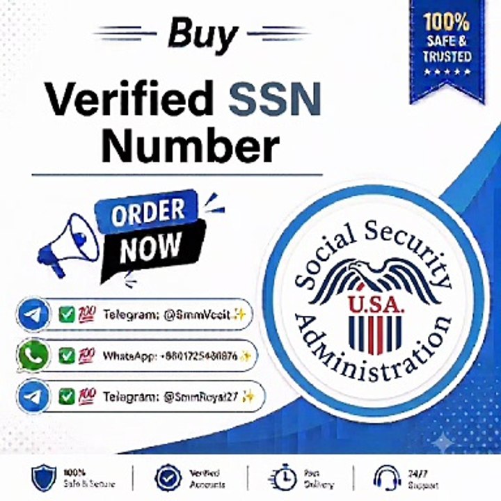 Buy SSN Number No KYC Genghis Instant Delivery