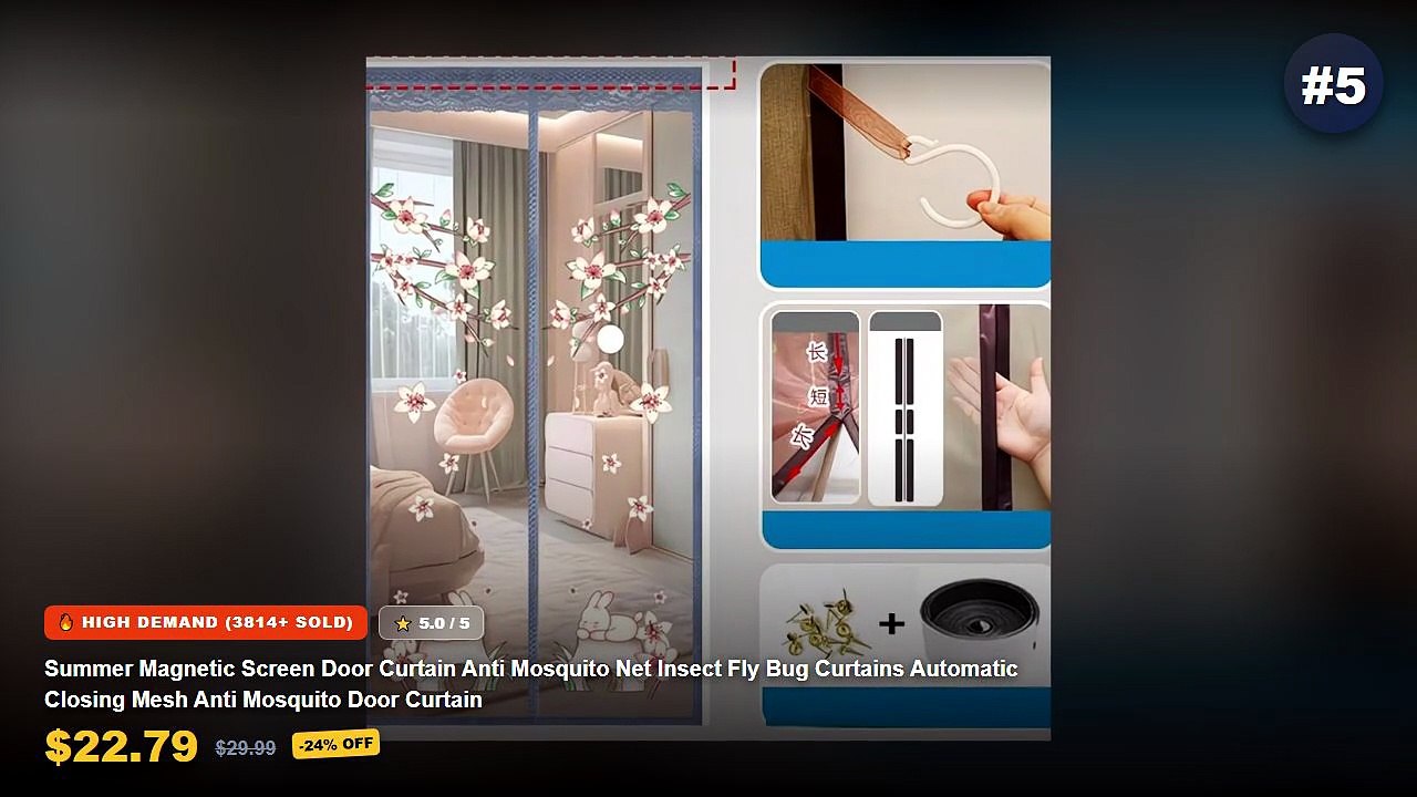 Cheap & Best Magnetic Screen Door Curtains For Bug-Free Summer Unboxing & Review