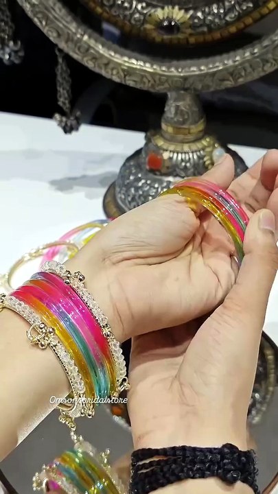 Jelly bangles .@OMSONSBRIDALSTORE.FOR ORDER +919266343777www.omsonsbridalstore.com📍.#jewelleryd