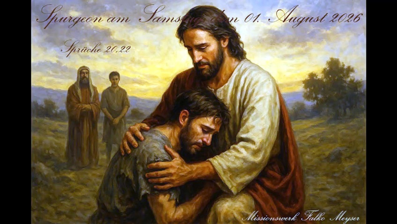 Spurgeon am Samstag, dem 01. August 2026, zu Sprüche 20,22