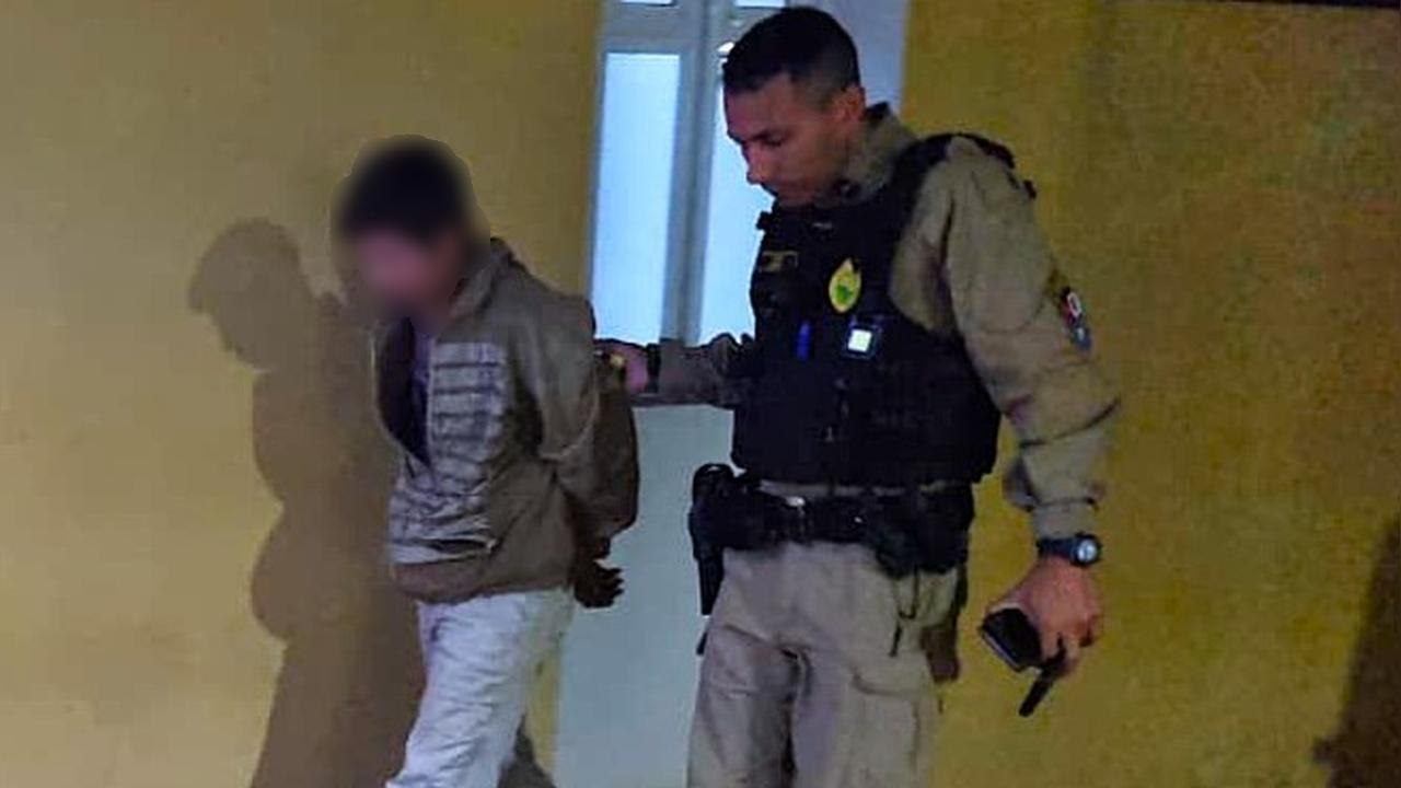Suspeito de estuprar jovem é preso pela PM em Guaraniaçu e conduzido à Delegacia em Cascavel