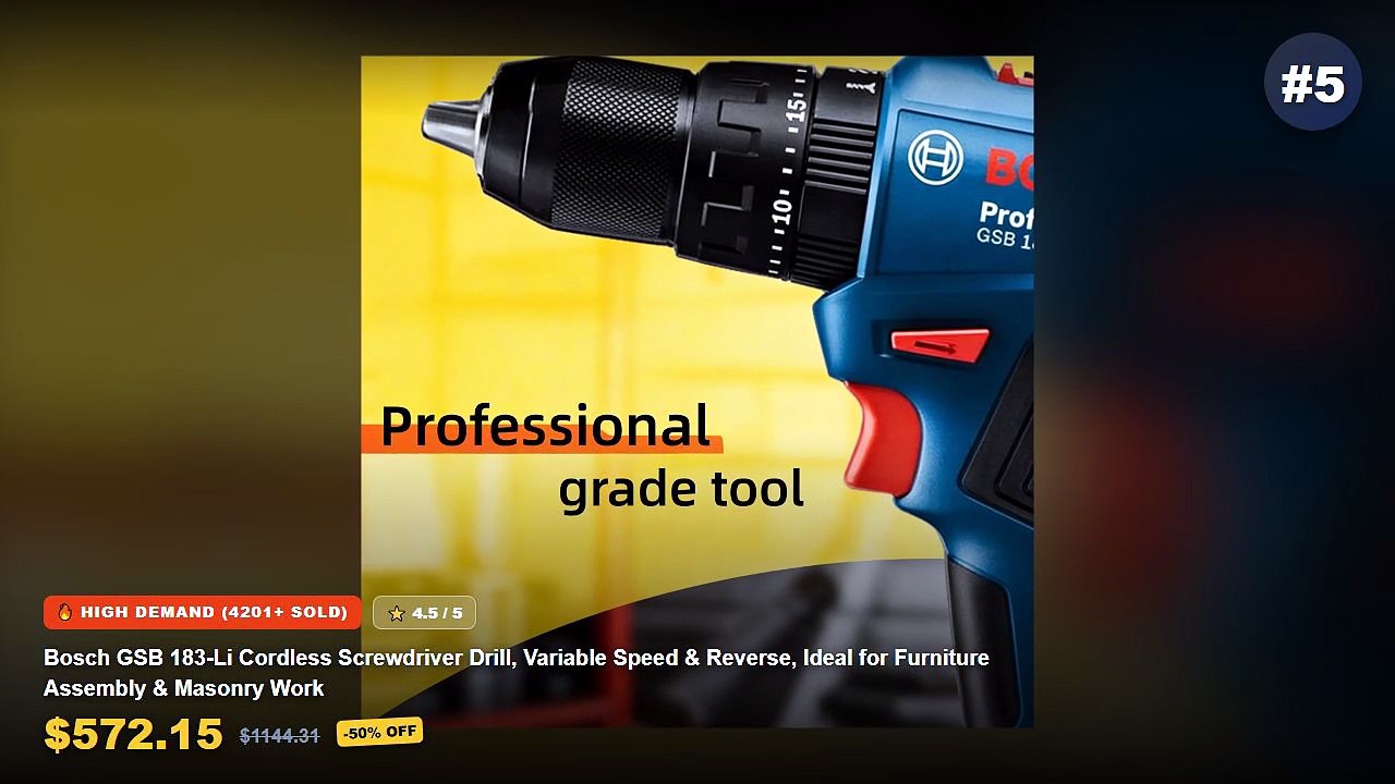 Amazing Cordless Electric Screwdrivers For Furn...