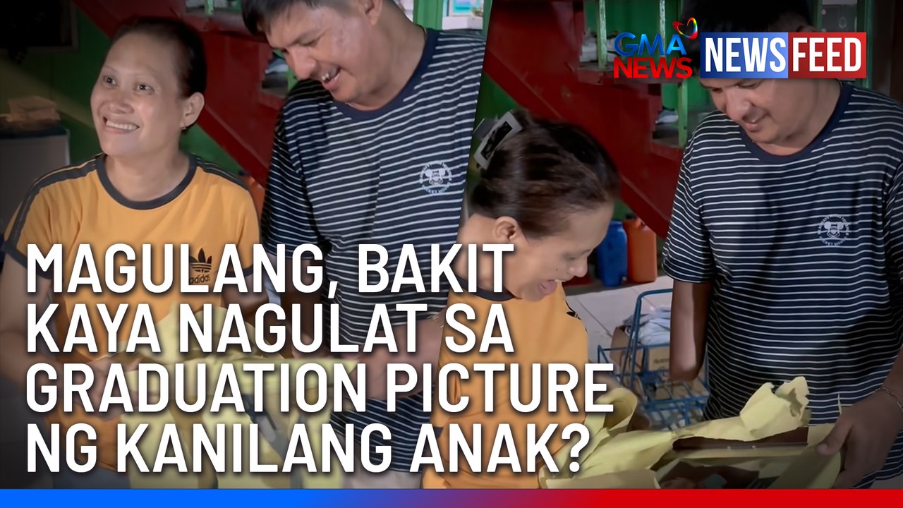 Magulang, bakit kaya nagulat sa graduation picture ng kanilang anak? | GMA News Feed