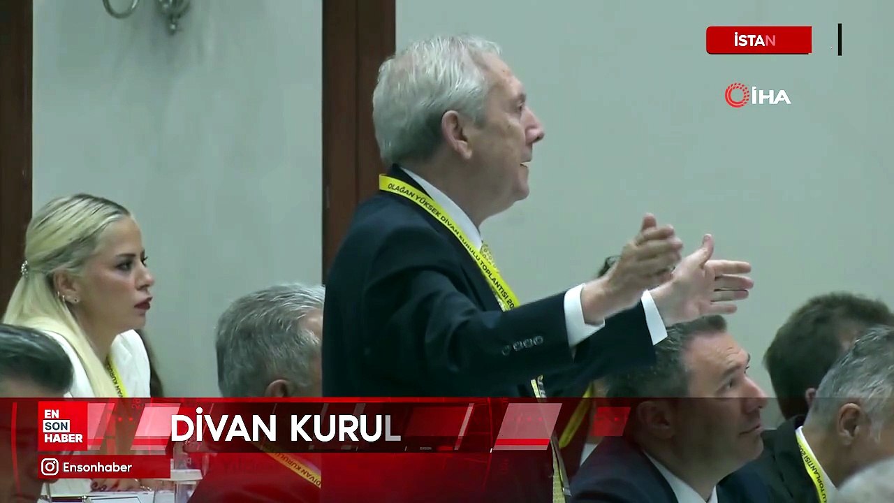 Fenerbahçe Yüksek Divan Kurulu Toplantısı'nda gerginlik: Aziz Yıldırım tepki gösterdi!