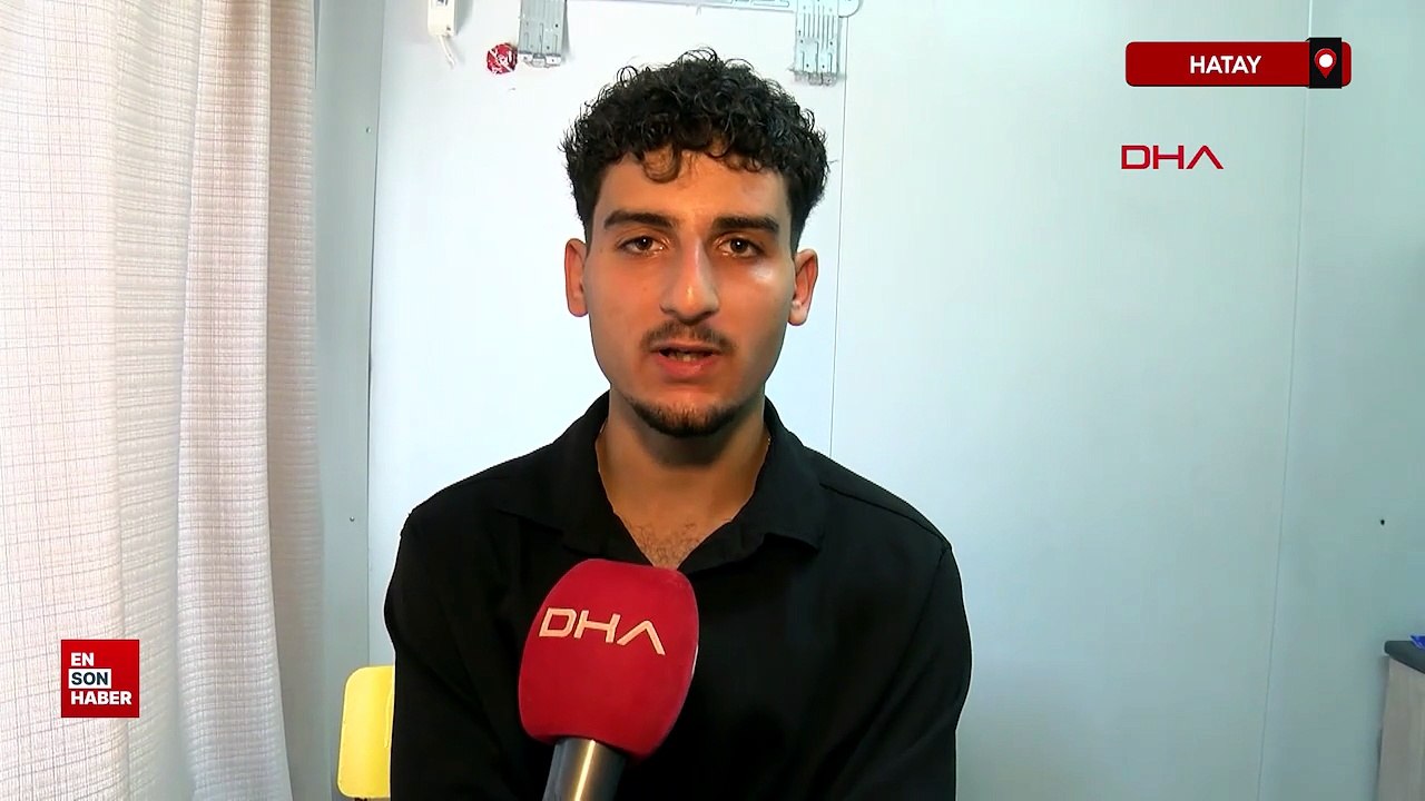 Hatay'da depremzede Hasan, boş konteynerde hazırlandığı YKS'de Türkiye 434'üncüsü oldu