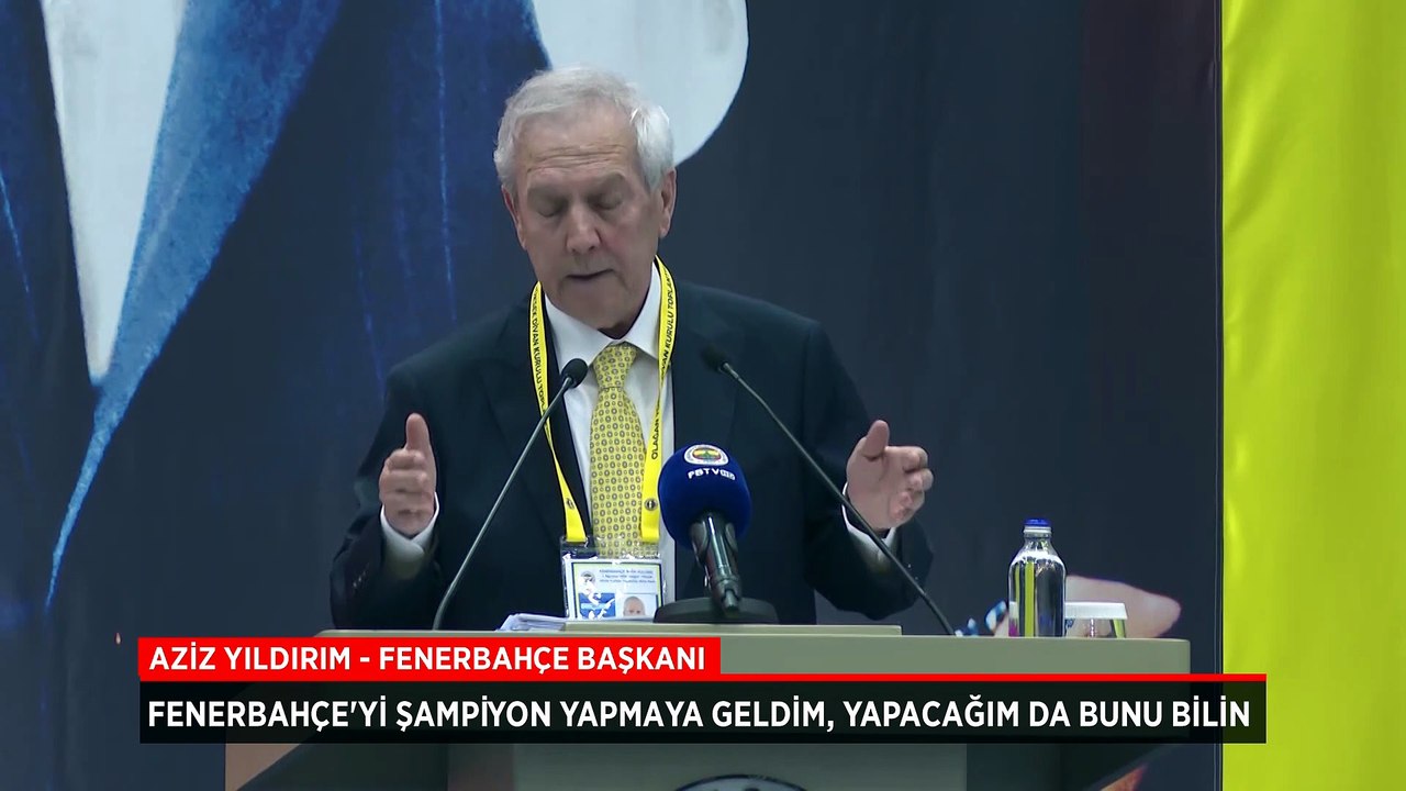 Aziz Yıldırım: Ben buraya hırsız yakalamaya gelmedim, şampiyon yapmaya geldim