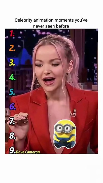 Celebrity animation moments you've never seen before