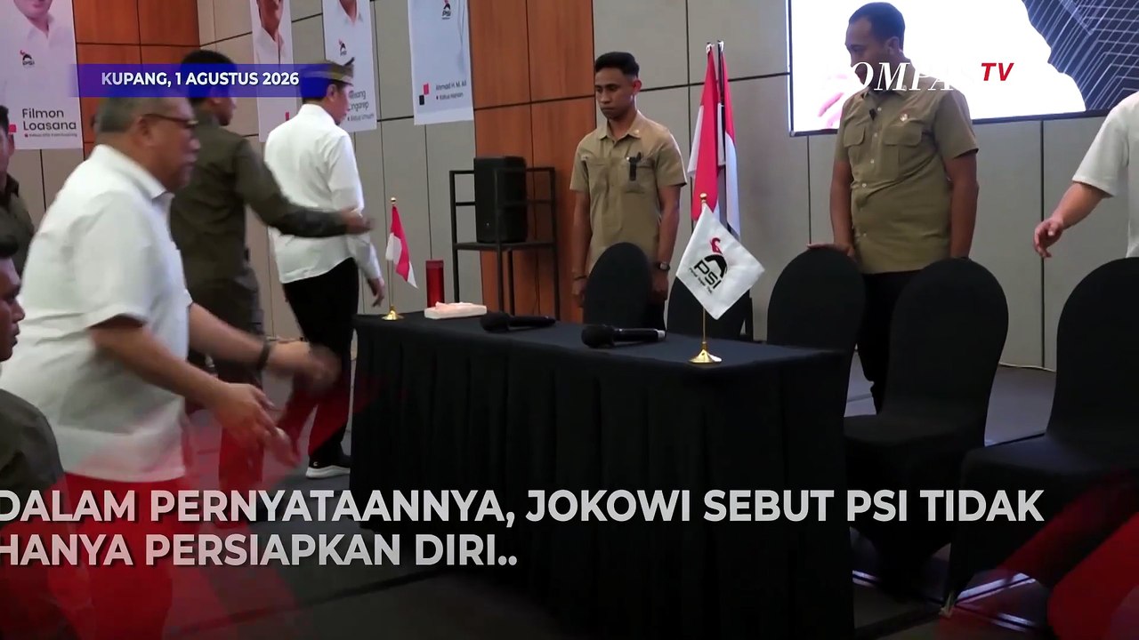 Hadiri Rakorda PSI di Kupang, Jokowi: Kita Menuju Kemenangan Besar di 2029